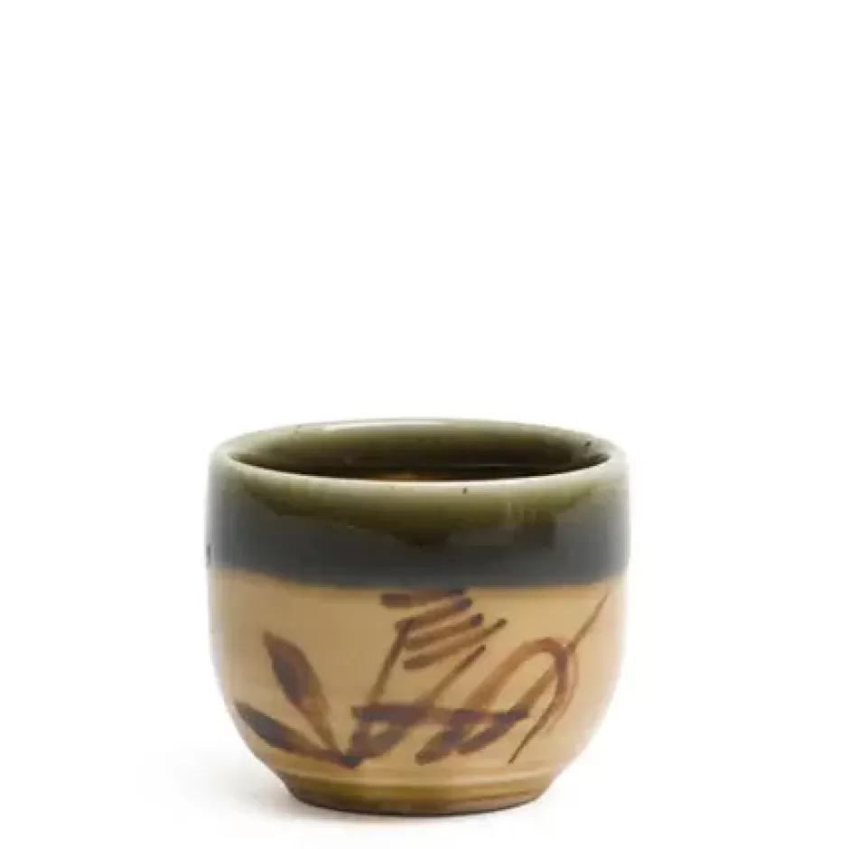 Sake Bottles & Cups^MIYA Company Oribe Sasa 1.2 Oz. Sake Cup