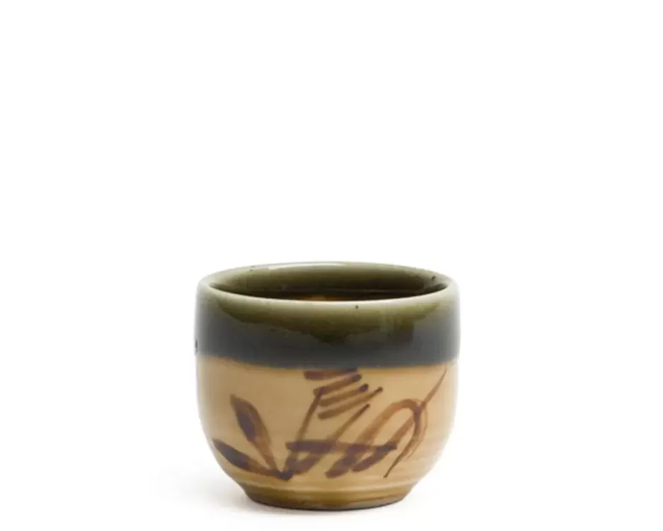 Sake Bottles & Cups^MIYA Company Oribe Sasa 1.2 Oz. Sake Cup