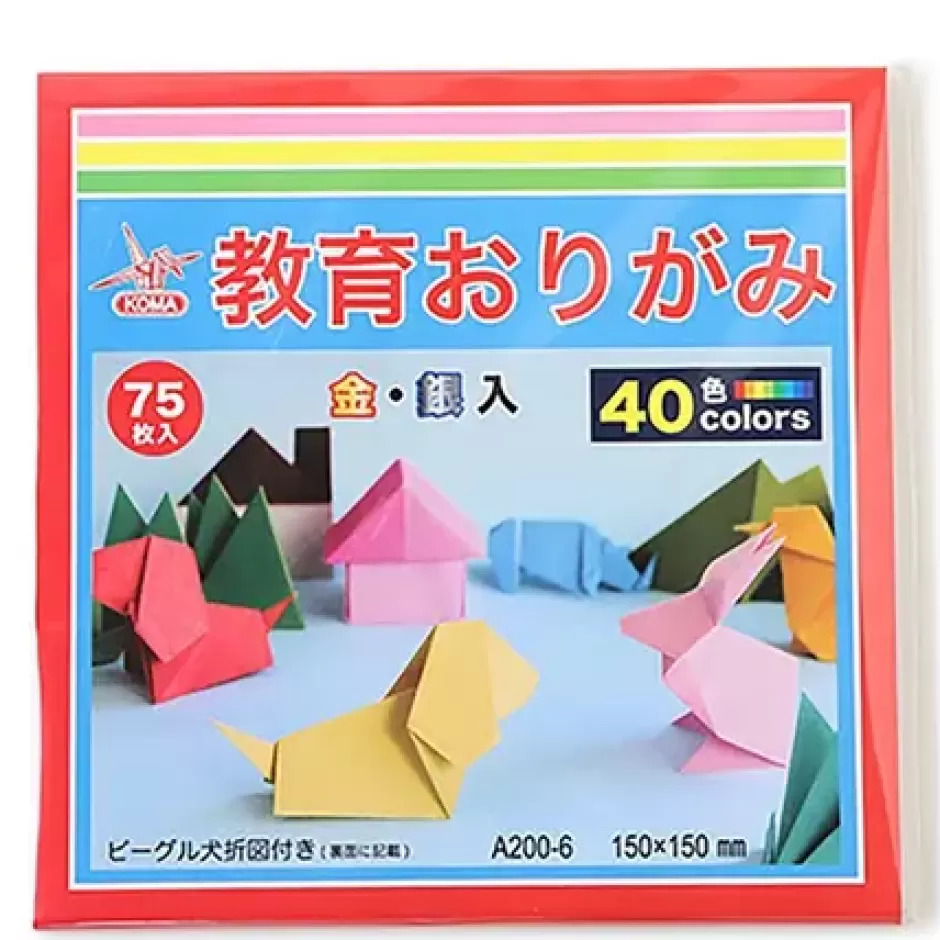 Origami^MIYA Company Origami Paper 6" Assorted