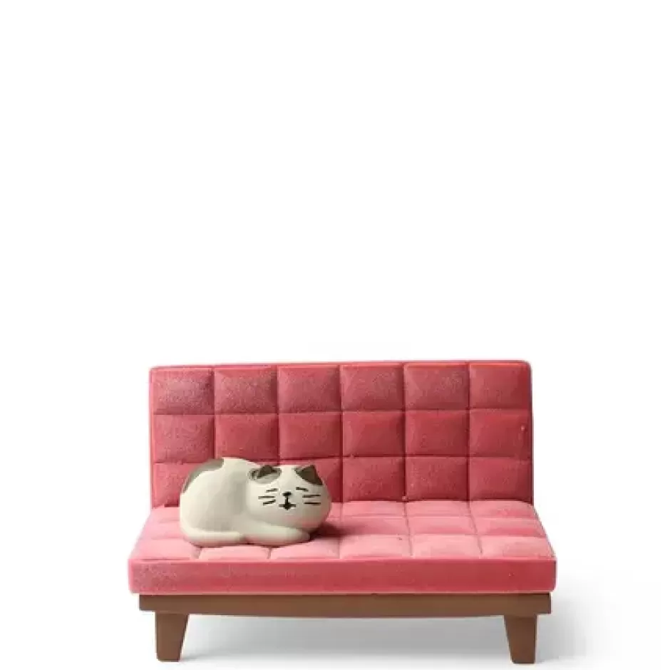 Cats^MIYA Company Phone Stand Cat On Sofa Pink