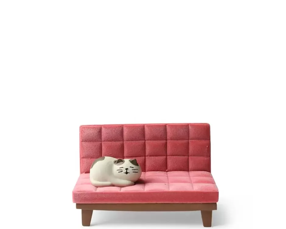 Cats^MIYA Company Phone Stand Cat On Sofa Pink