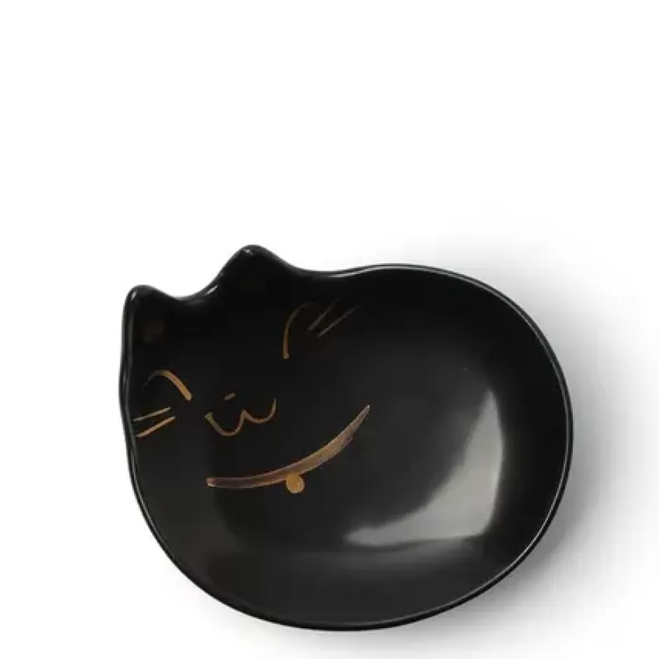 Other^MIYA Company Plate Mini Black Cat With Gold