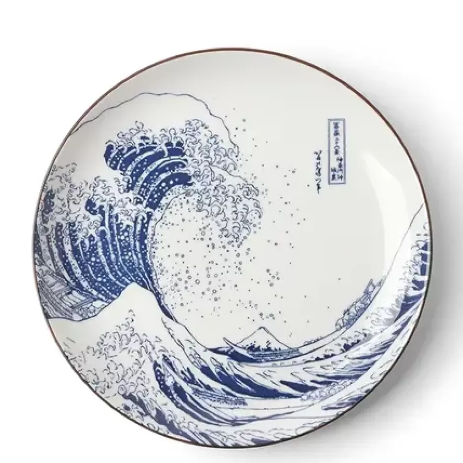 Large Plates^MIYA Company Plate The Great Wave 10"