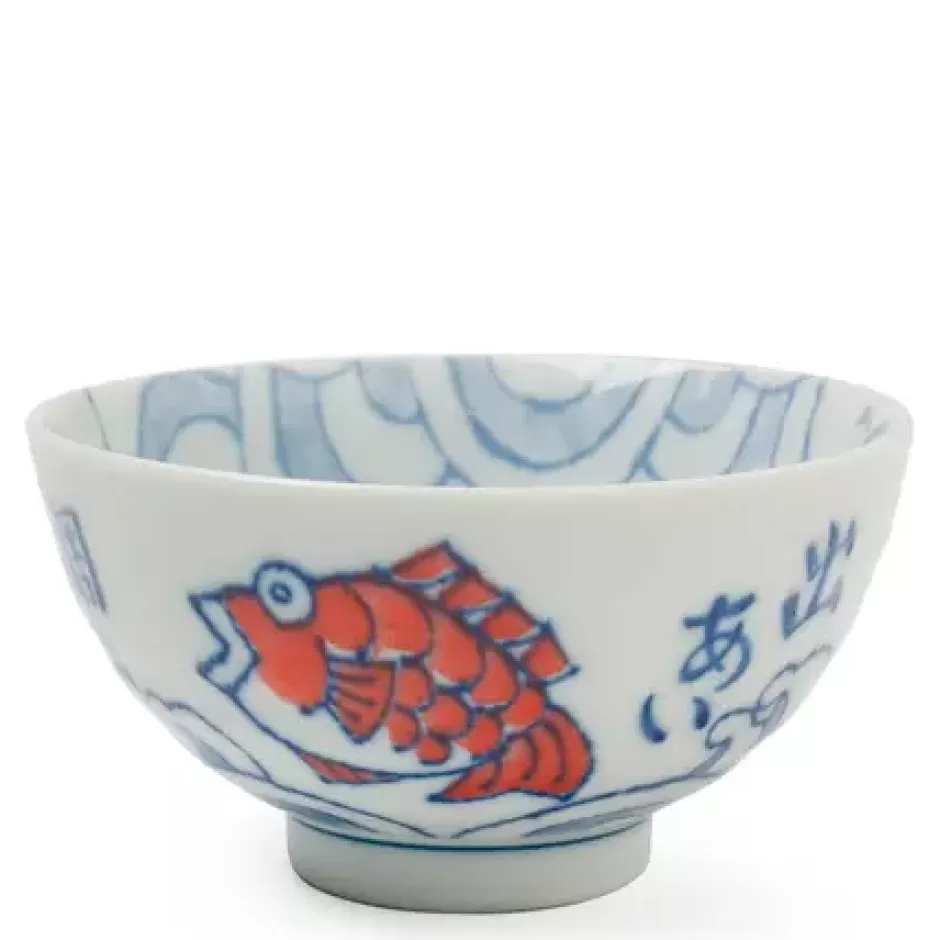 Bowls^MIYA Company Red Tai 4.5" Rice Bowl