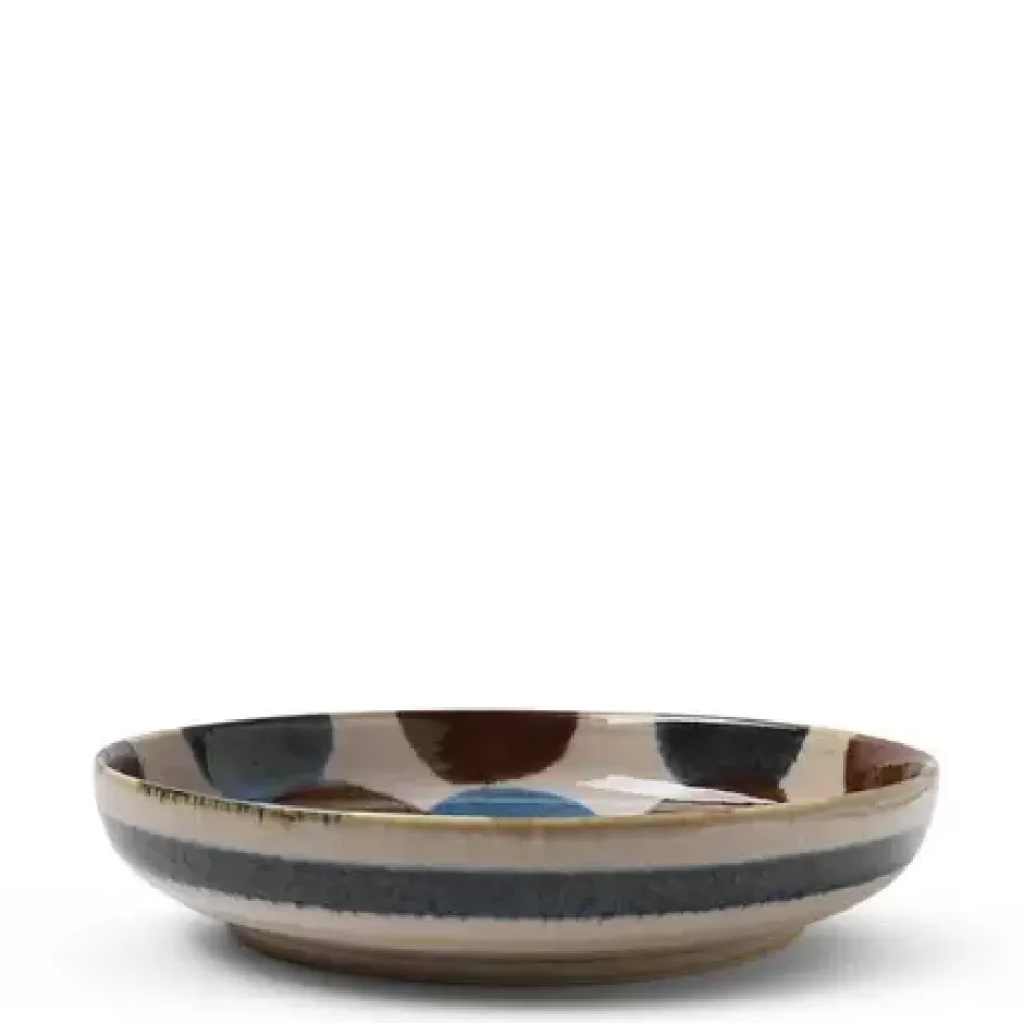 Shallow Bowls^MIYA Company Rustic Dots 7.75" Shallow Bowl