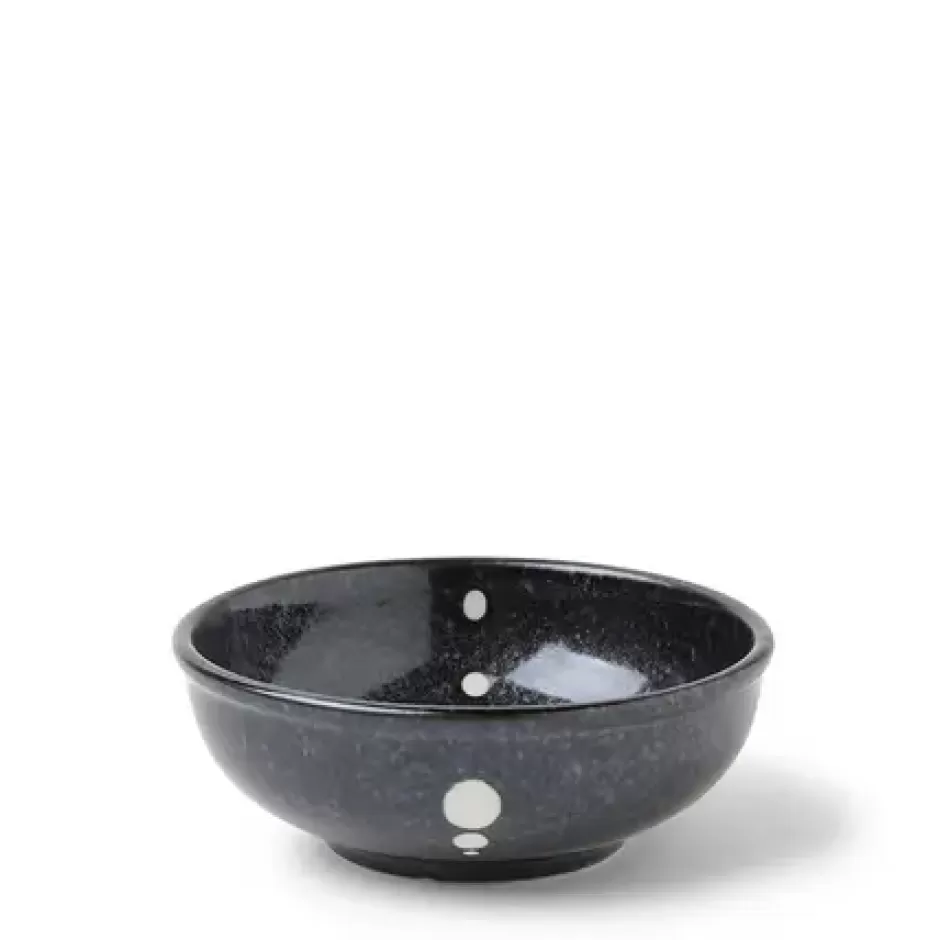 Sauce Dishes^MIYA Company Satin Black White Dots Sauce Bowl