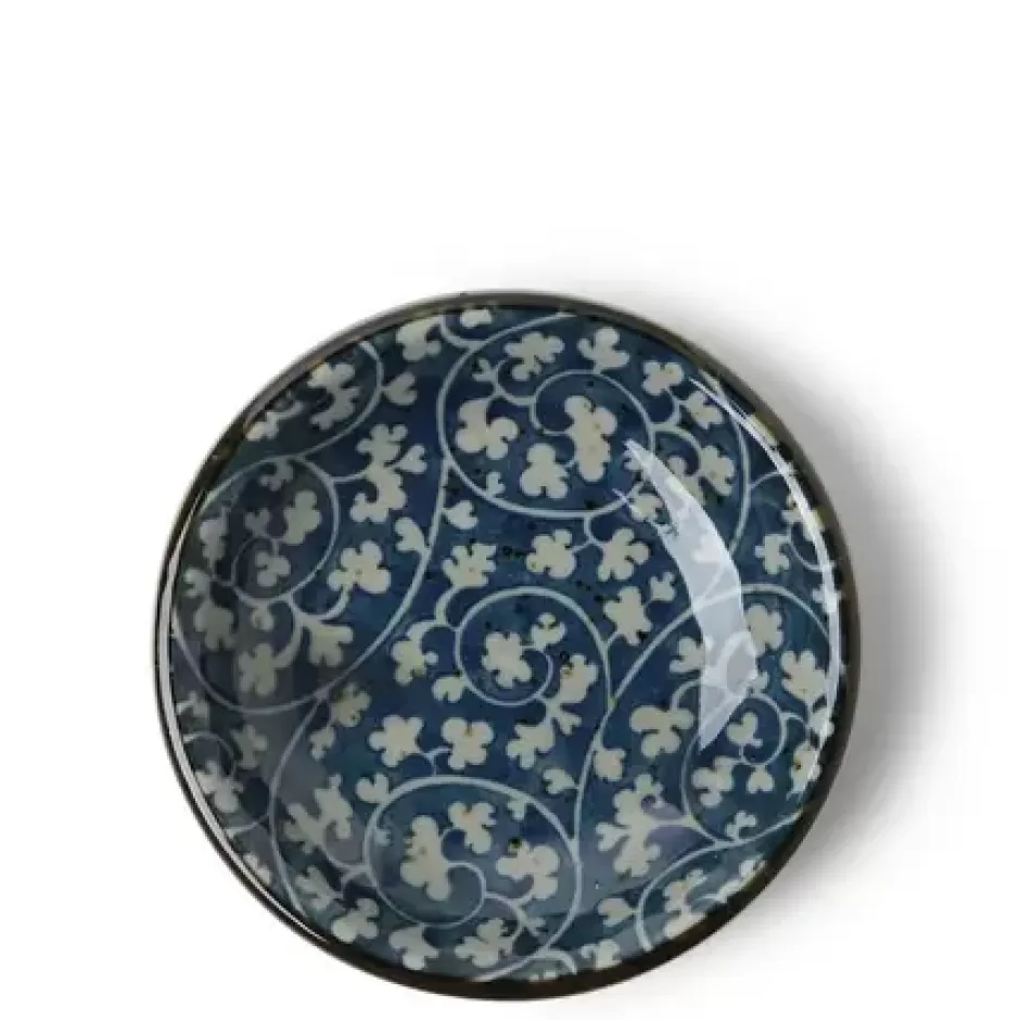 Sauce Dishes^MIYA Company Sauce Dish 3-5/8" Indigo Floral Arabesque