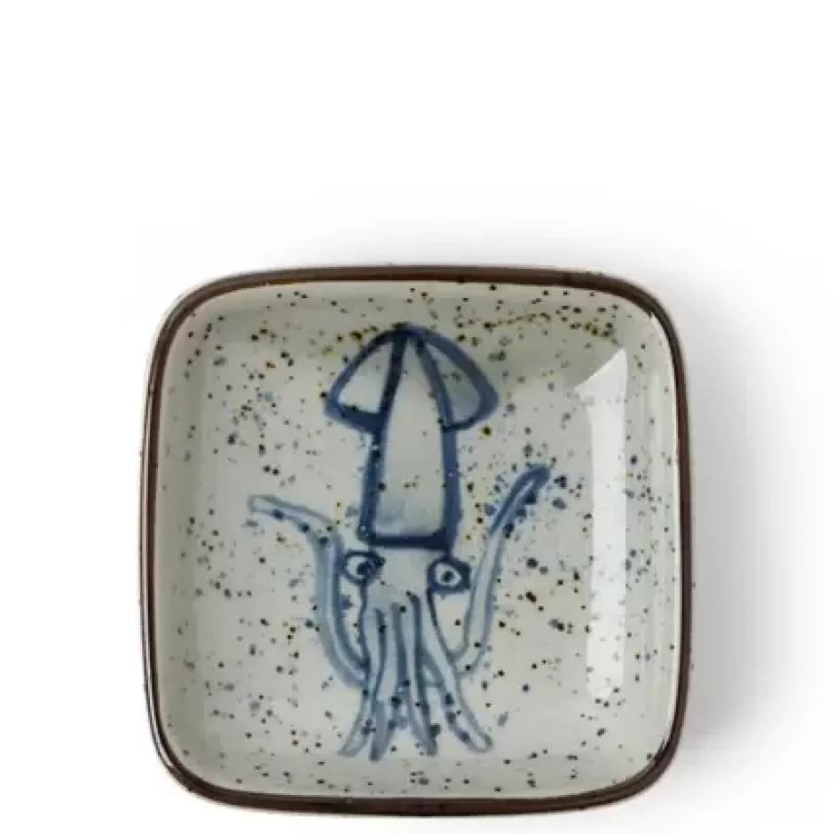 Fish^MIYA Company Sauce Dish 3.5" Squid