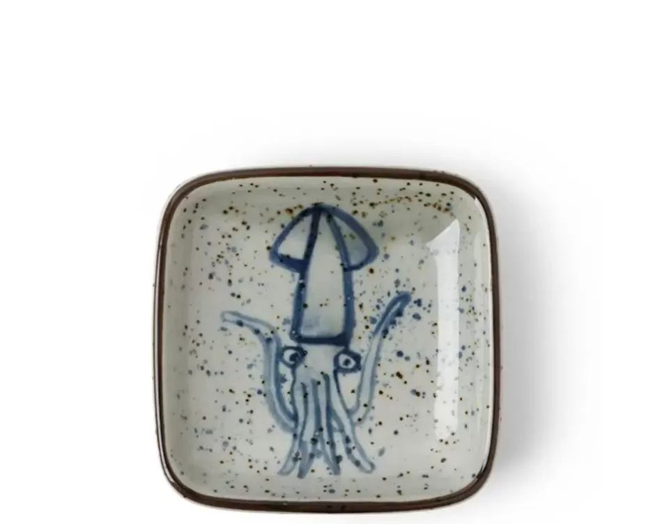 Fish^MIYA Company Sauce Dish 3.5" Squid