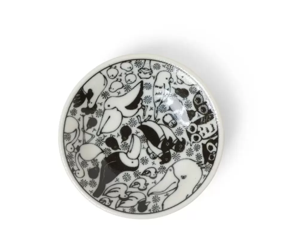 Other^MIYA Company Sauce Dish 4" Happy Birds