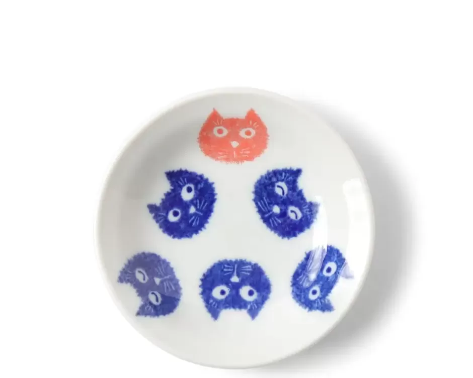 Other^MIYA Company Sauce Dish Cat Furry Faces