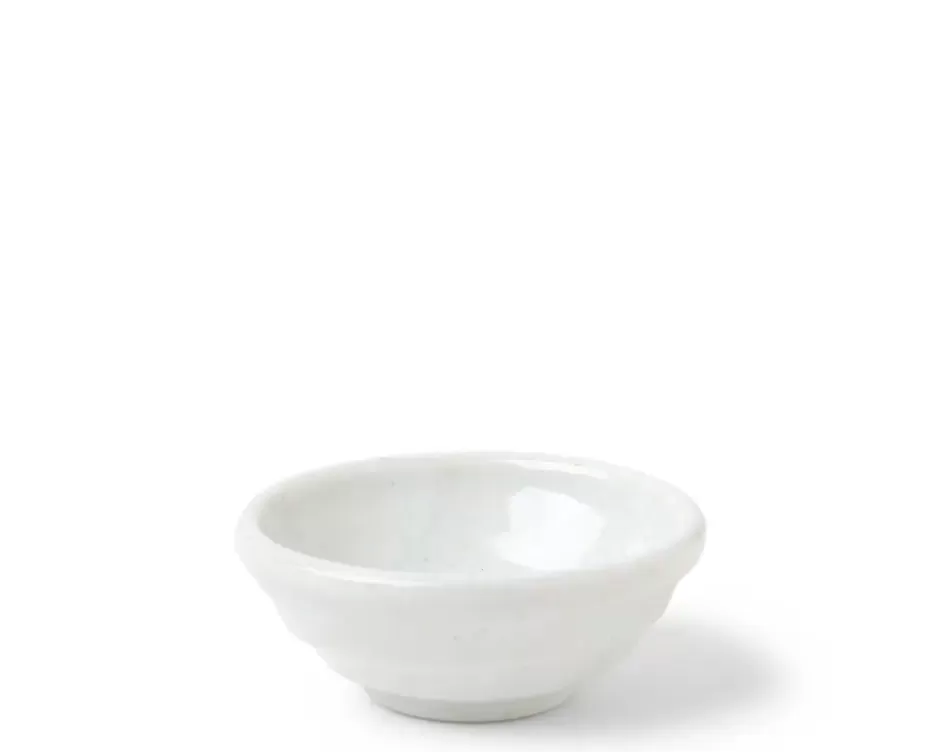 Sauce Dishes^MIYA Company Sauce Dish Chinmi White + Blue Swirl