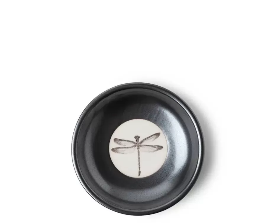 Sauce Dishes^MIYA Company Sauce Dish Graphite Gray/Black Dragonfly