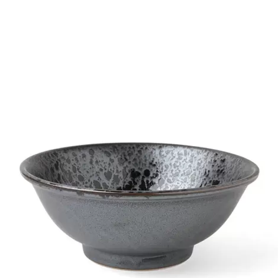 Ramen Bowls^MIYA Company Silver Blue Granite Design Bowl 8-1/2"