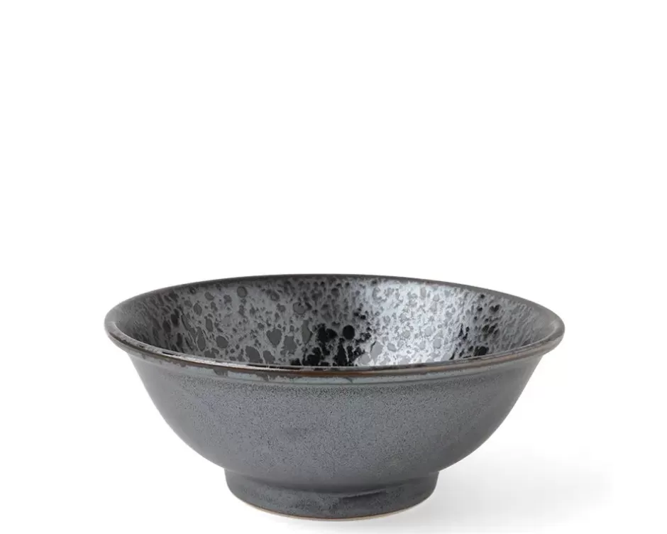 Ramen Bowls^MIYA Company Silver Blue Granite Design Bowl 8-1/2"