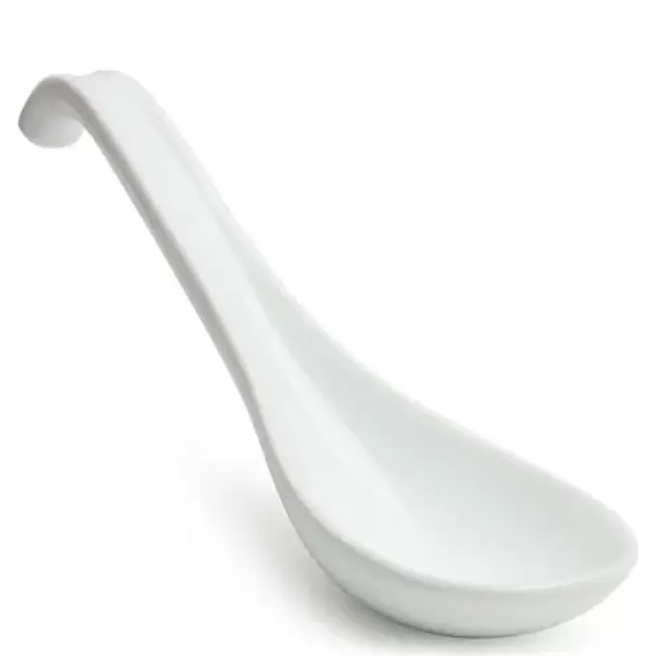 Soup Spoons^MIYA Company Soup Spoon With Hook - White