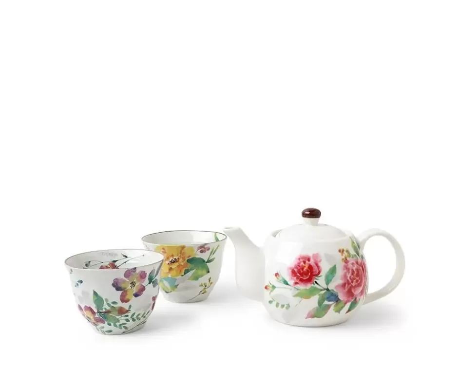 Tea Sets - Ceramic^MIYA Company Spring Floral Tea Set