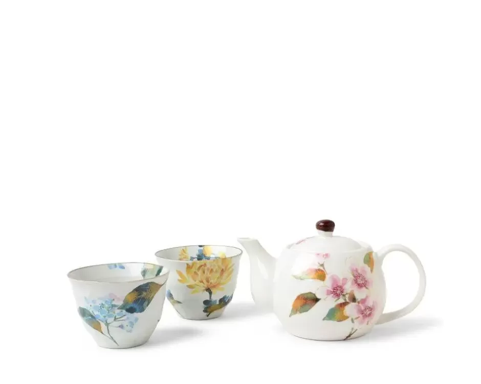 Tea Sets - Ceramic^MIYA Company Summer Floral Tea Set