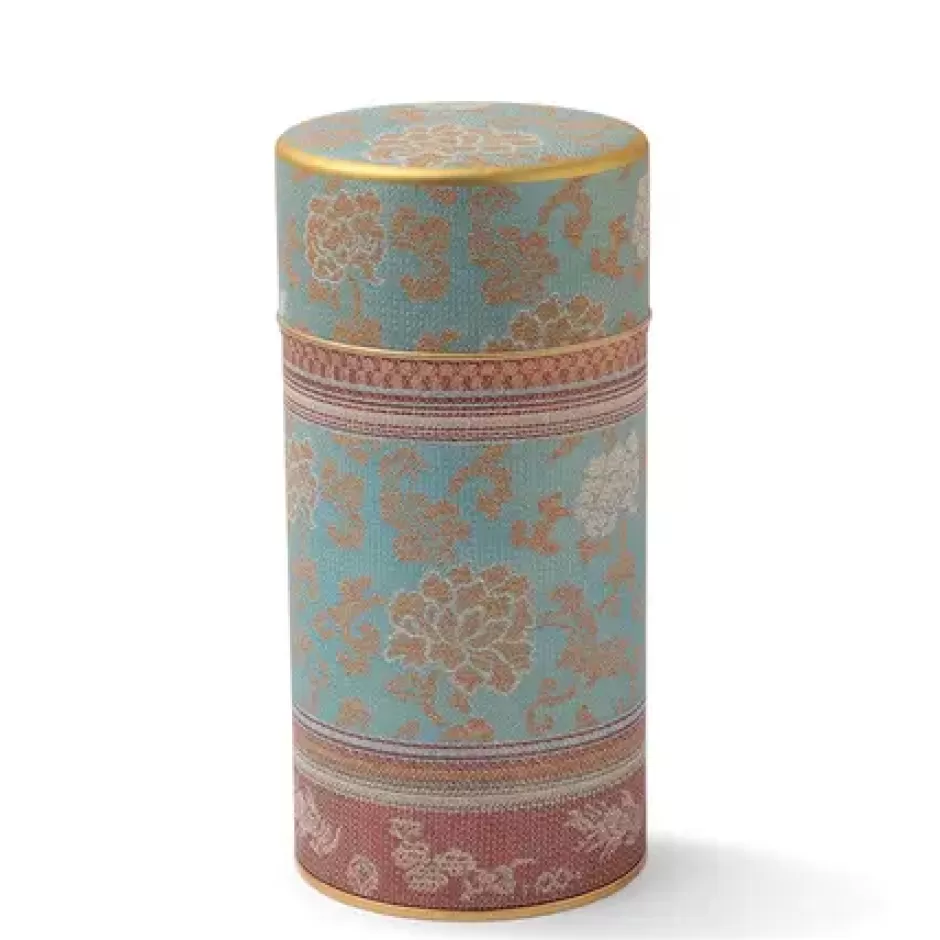 Teaware Accessories^MIYA Company Tea Canister Brocade Peony Blue