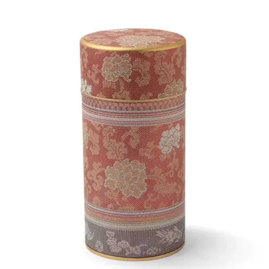 Teaware Accessories^MIYA Company Tea Canister Brocade Peony Red