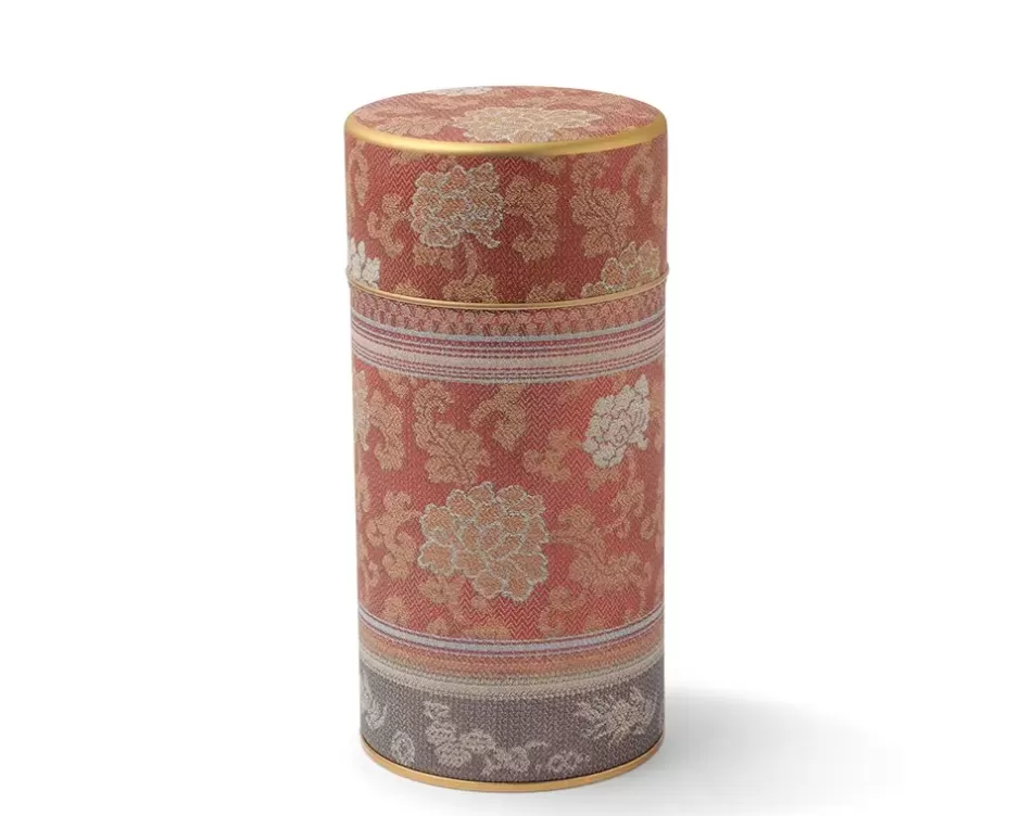 Teaware Accessories^MIYA Company Tea Canister Brocade Peony Red