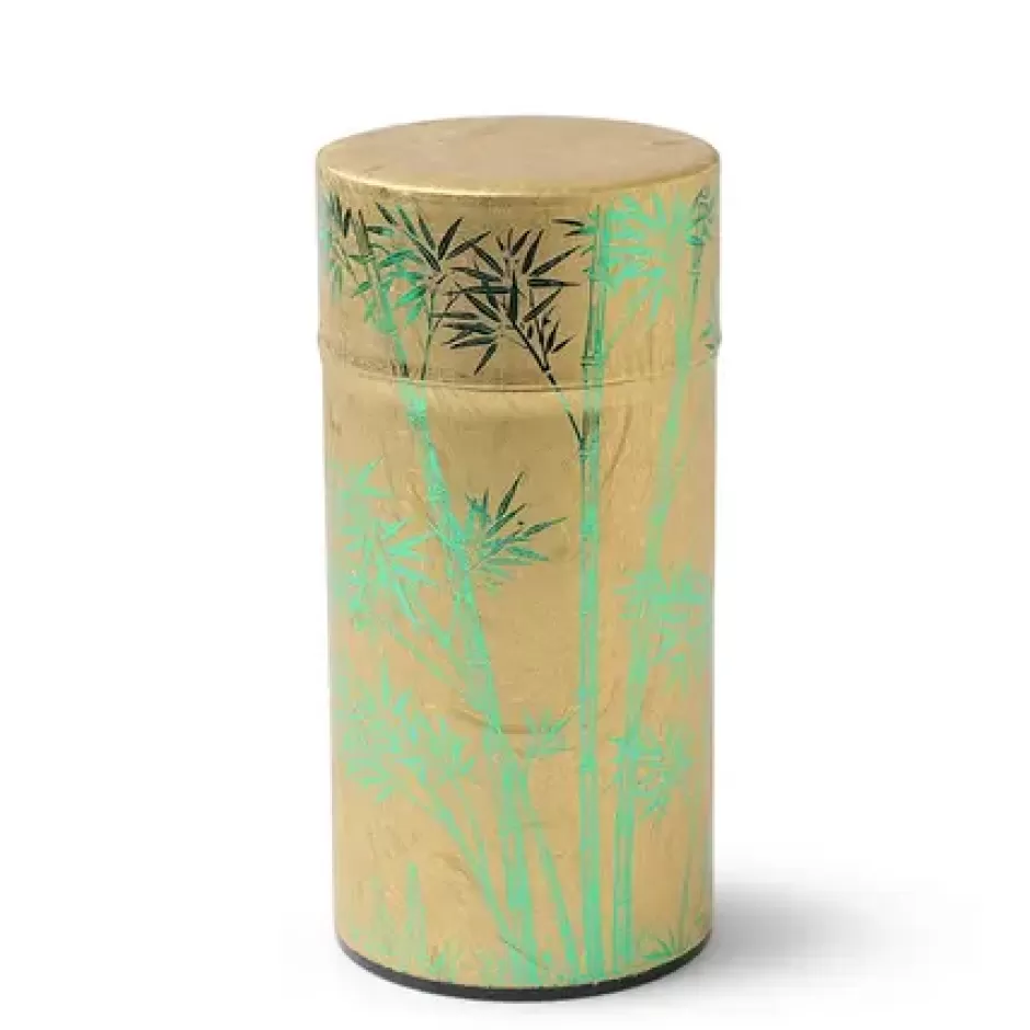 Teaware Accessories^MIYA Company Tea Canister Gold/Green Foil Bamboo