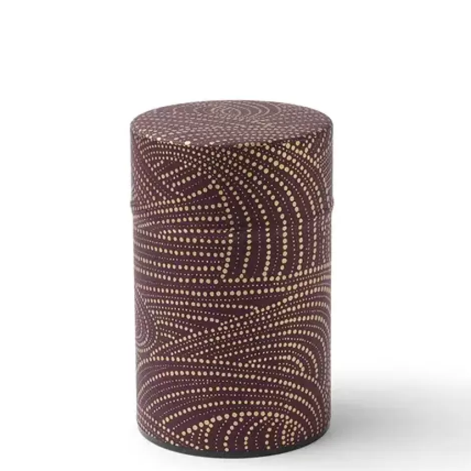 Teaware Accessories^MIYA Company Tea Canister Purple/Gold Swirl