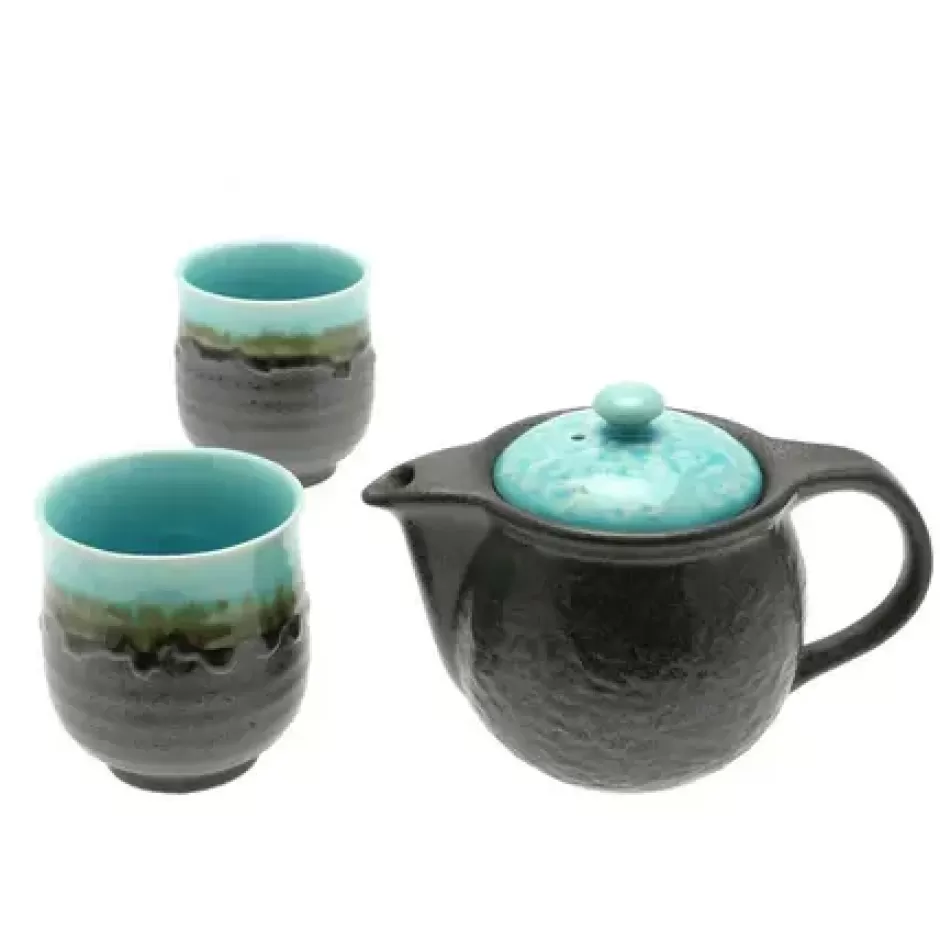 Tea Sets - Ceramic^MIYA Company Tea Set Turquoise Sky