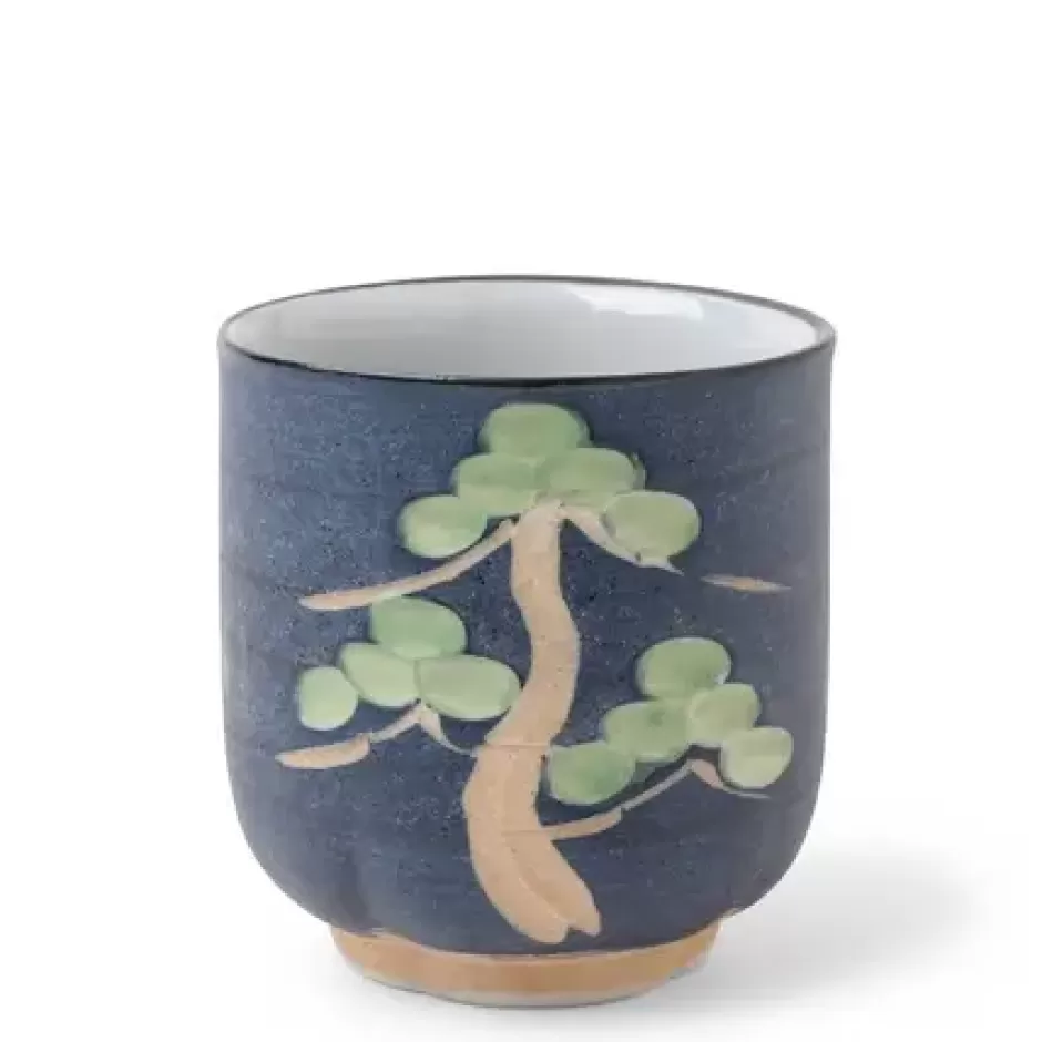 Teacups^MIYA Company Teacup Carved Pine Tree