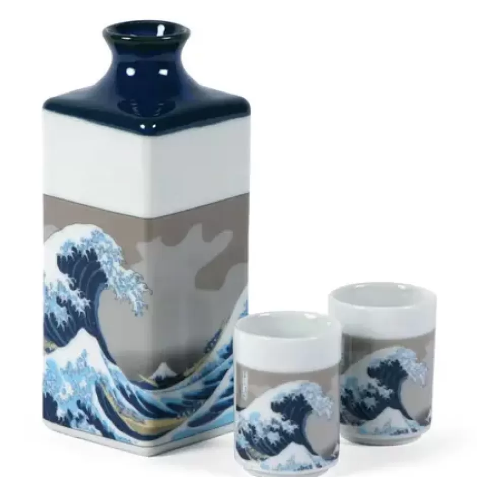 Sake Sets^MIYA Company The Great Wave Sake Set