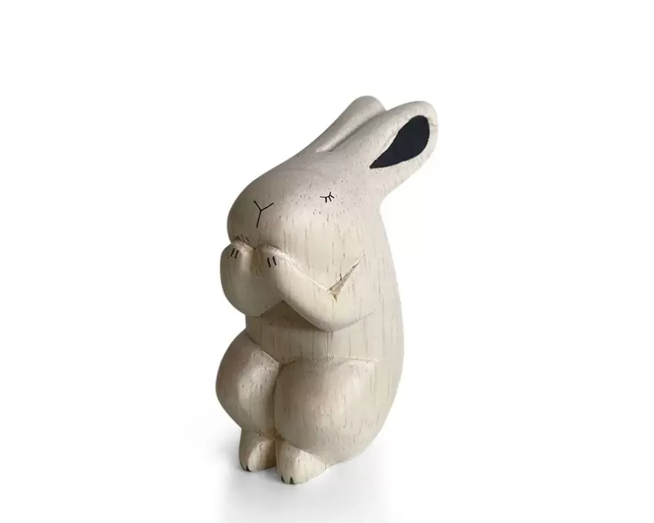 Rabbits^MIYA Company T-Lab Wooden Animal - Rabbit