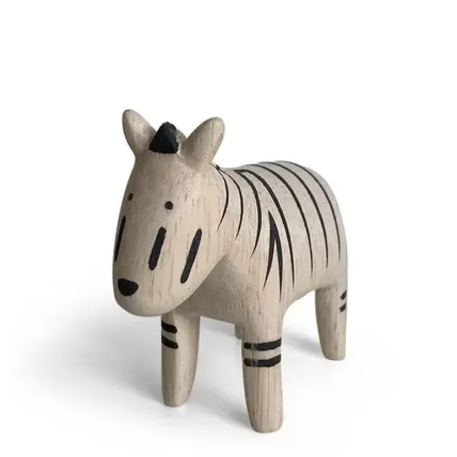 Other^MIYA Company T-Lab Wooden Animal - Zebra