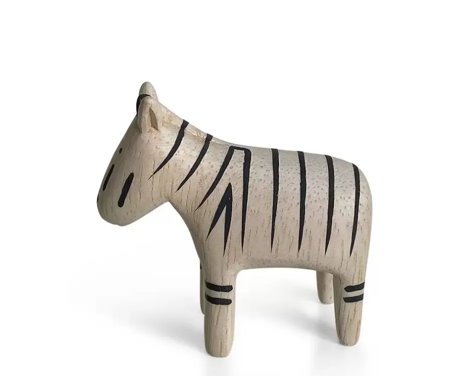 Other^MIYA Company T-Lab Wooden Animal - Zebra