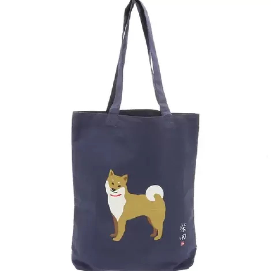 Dogs^MIYA Company Tote Bag Shiba Navy