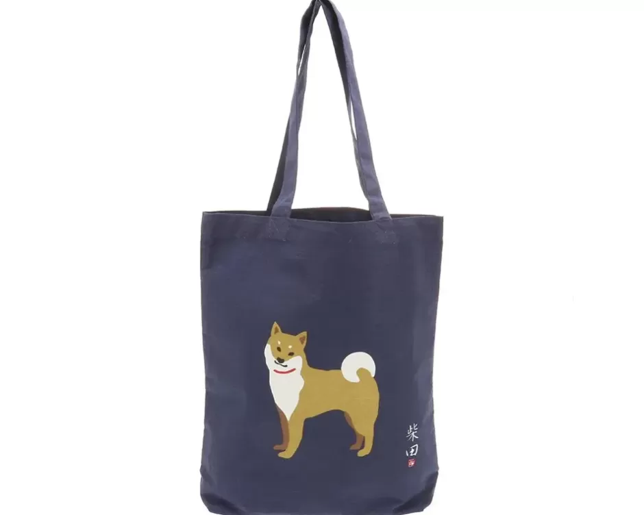 Dogs^MIYA Company Tote Bag Shiba Navy