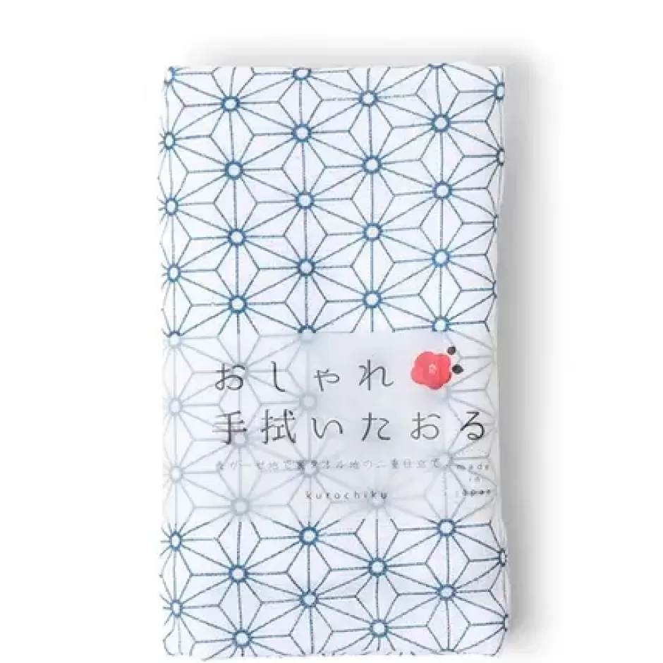 Towels^MIYA Company Towel Blue Asanoha