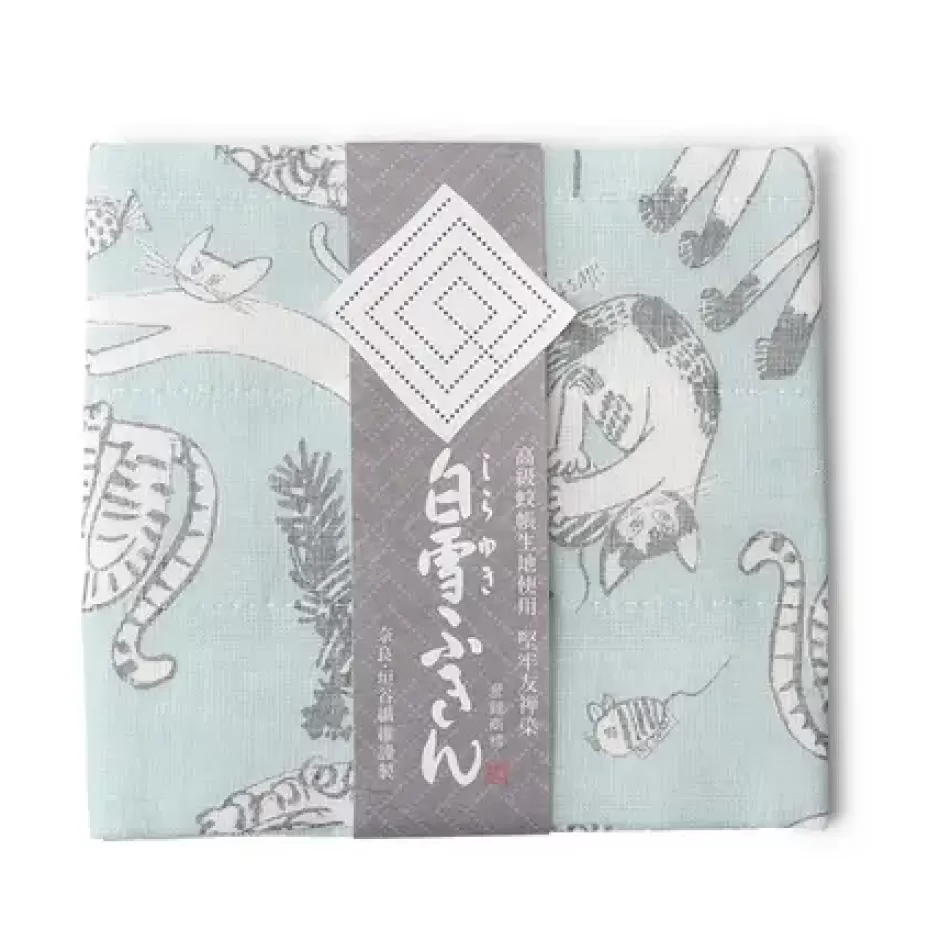 Cats^MIYA Company Towel Fuukin Cats Blue