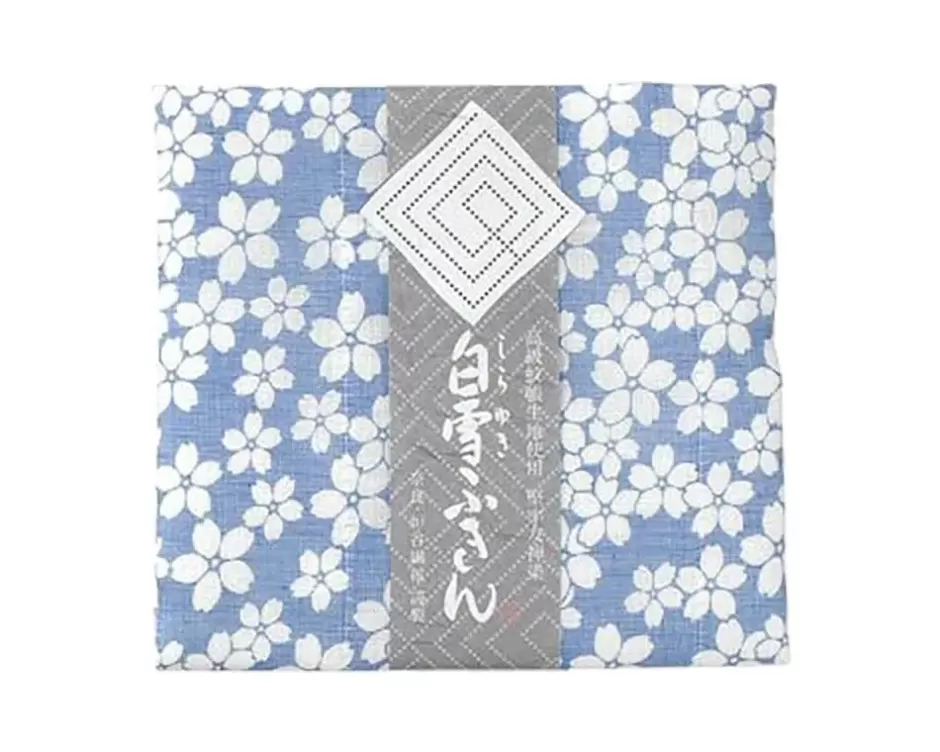 Textile^MIYA Company Towel Fuukin Sakura Blue