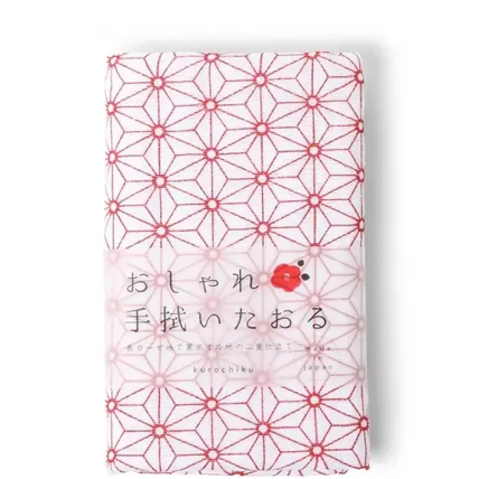 Towels^MIYA Company Towel Red Asanoha