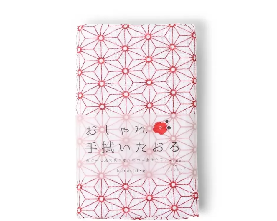 Towels^MIYA Company Towel Red Asanoha