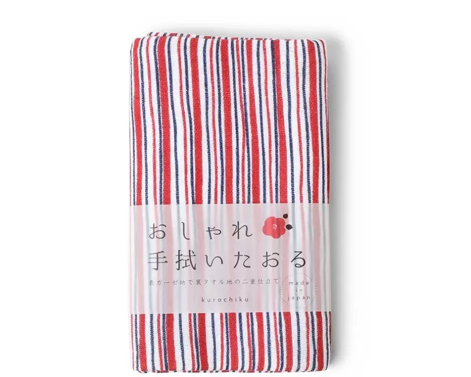 Towels^MIYA Company Towel Red Stripes