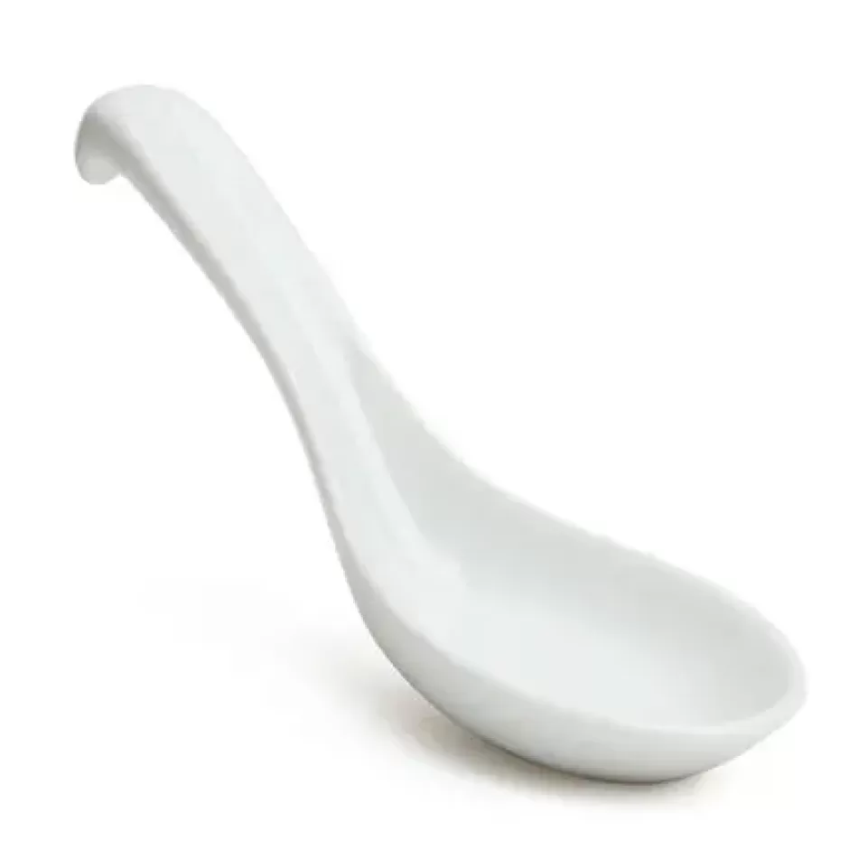 Soup Spoons^MIYA Company White Porcelain Soup Spoon With Stopper