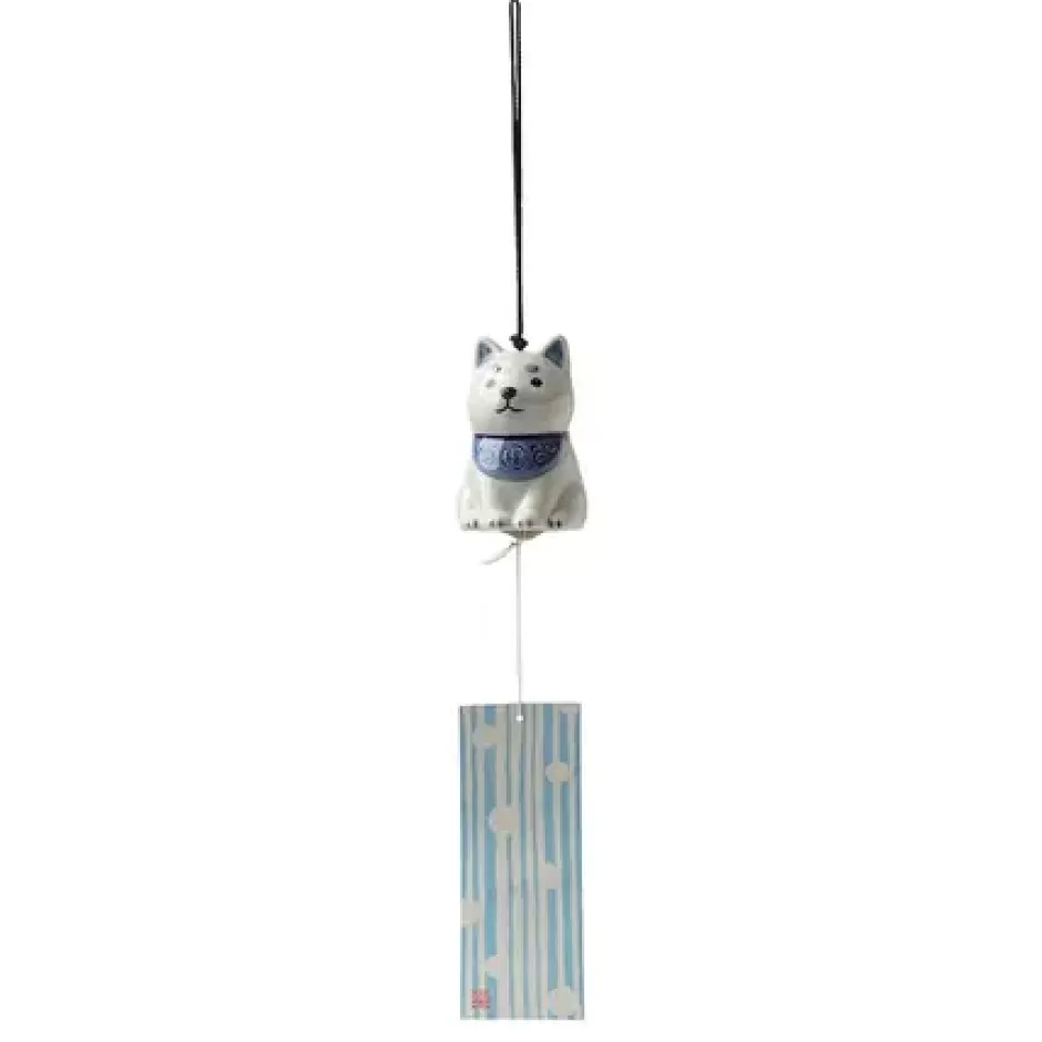 Dogs^MIYA Company Wind Chime Shiba Blue/White